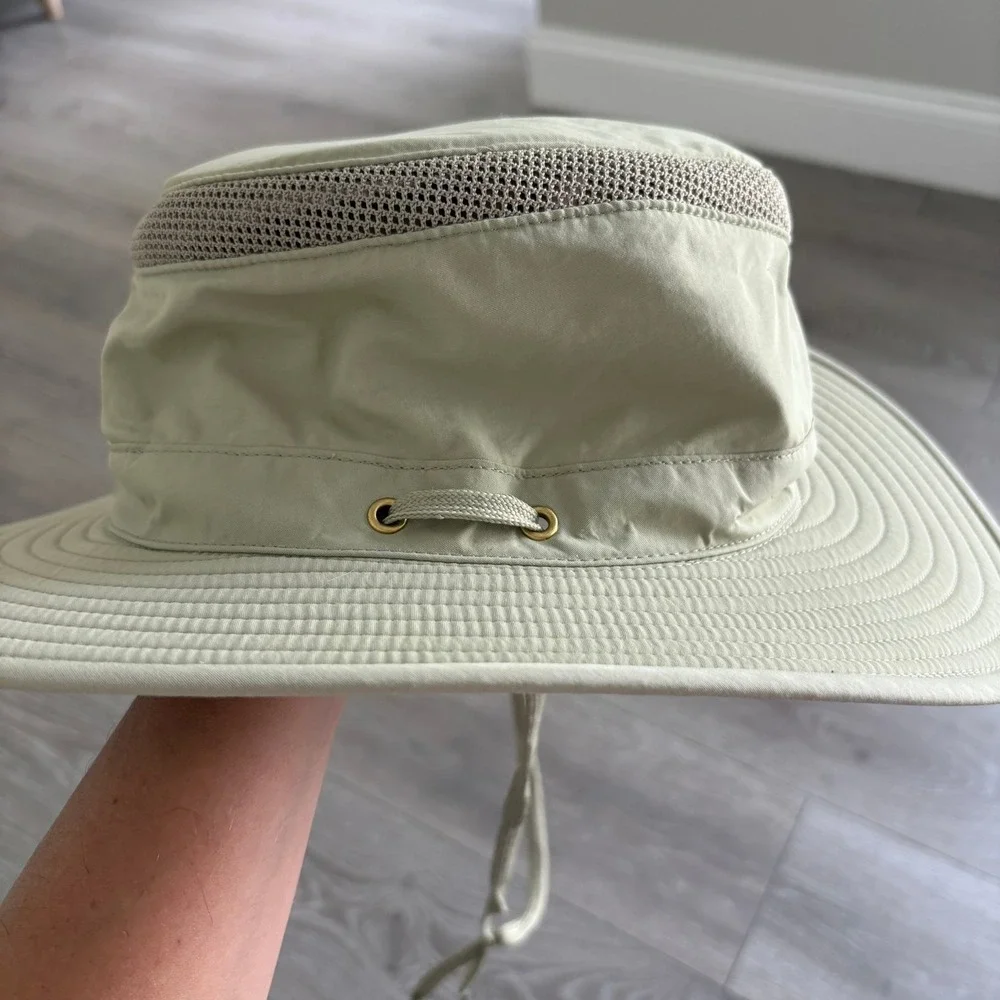 Godfreys Handmade Australian Sun Hat Sage Green Mesh Wide Brim Boonie Hiking Hat